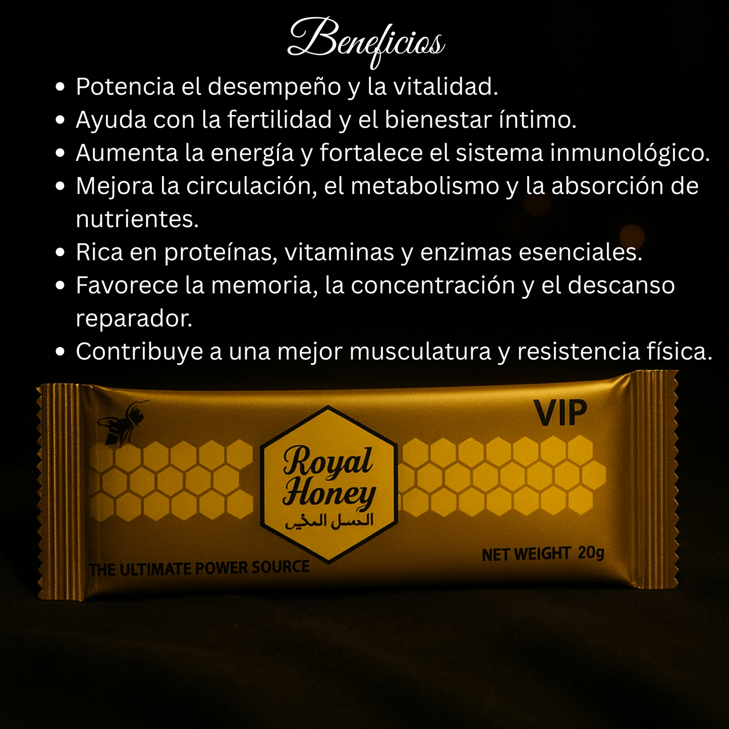 Pieza individual Royal Honey VIP