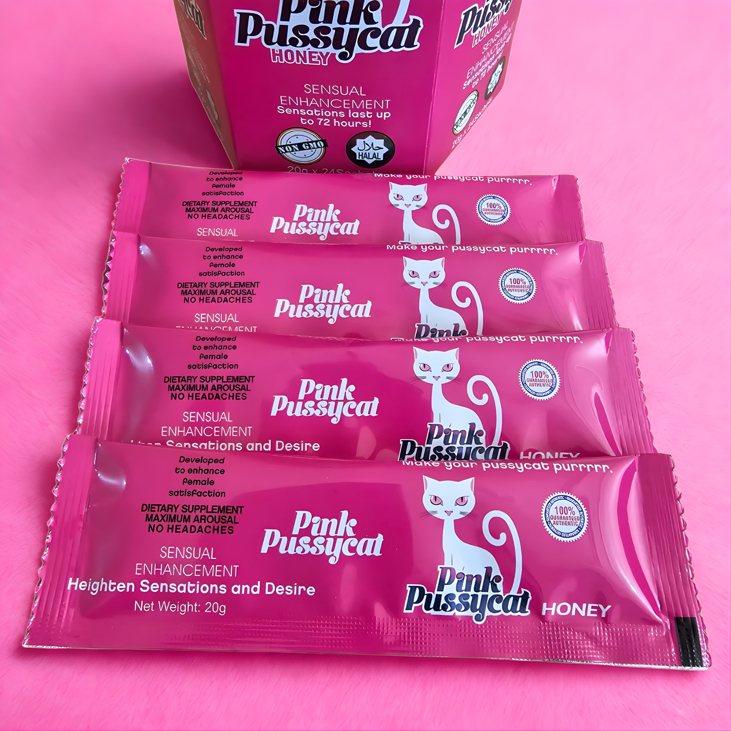 Paquete de 24 piezas Pink Pussycat Honey